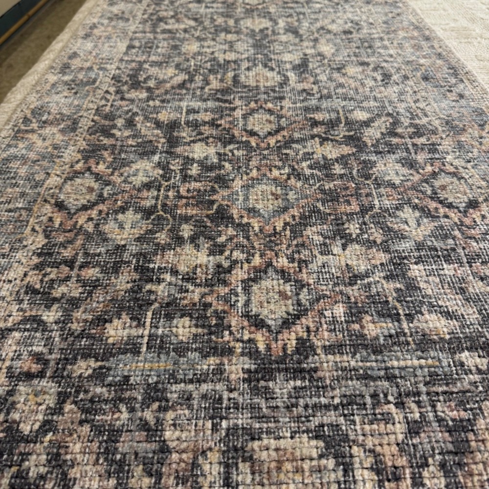 Surya Glenhaven DTW-2338 Runner Rug 2'6" x 7'3" Gray Beige Distressed New